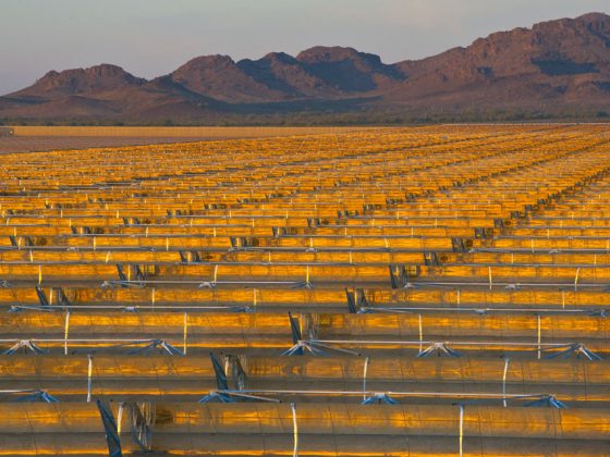 Solana Generating Station at sunset